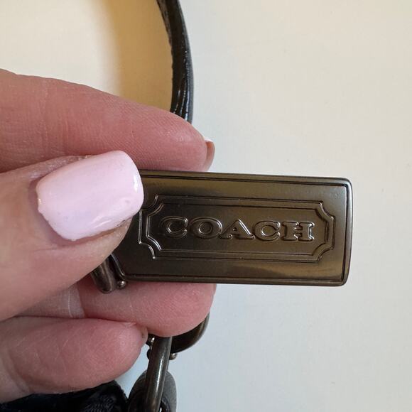 Vintage Coach Black Nylon Mini Shoulder Clutch Bag Removable Strap EUC Evening - Picture 5 of 13